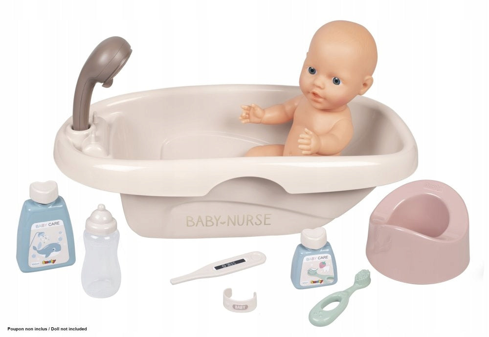 Lelės vonelė su aksesuarais Baby nurse Smoby
