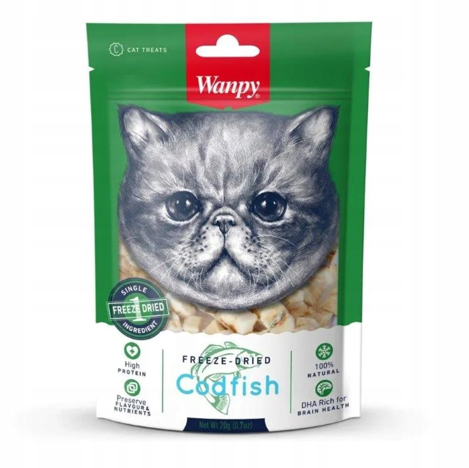 Wanpy Freeze Dried Codfish 20g