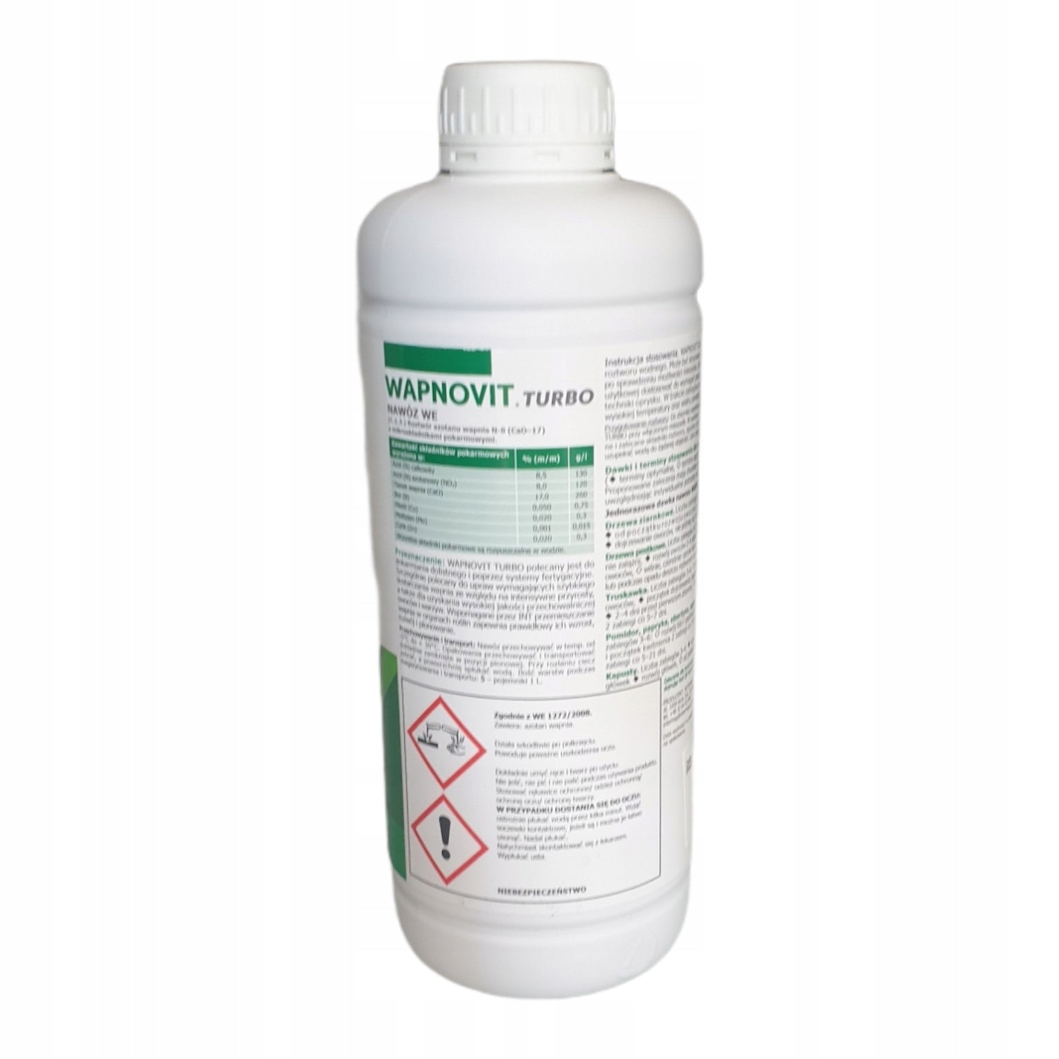 Wapnovit turbo 1l foliar fertilizer lime Intermag Manufacturer Intermag