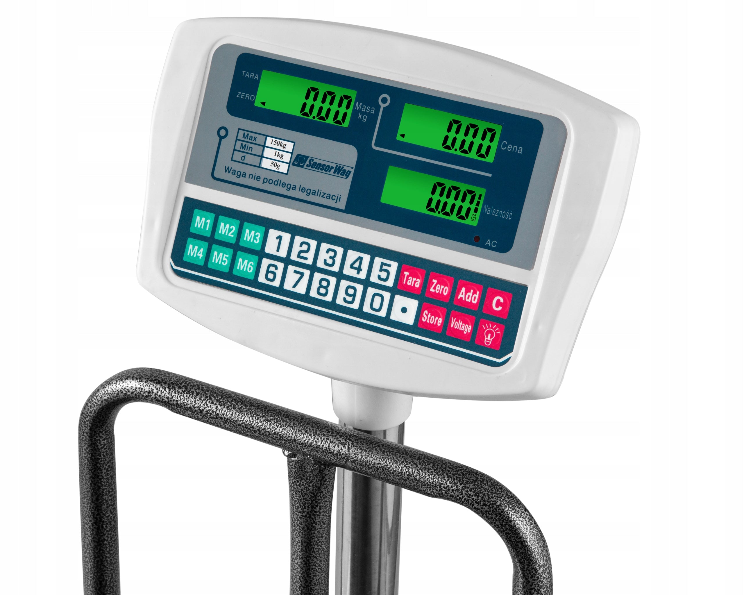 Warehouse scale up to 300kg 40x50cm electronic store with store backrest EAN (GTIN) 5903824909205