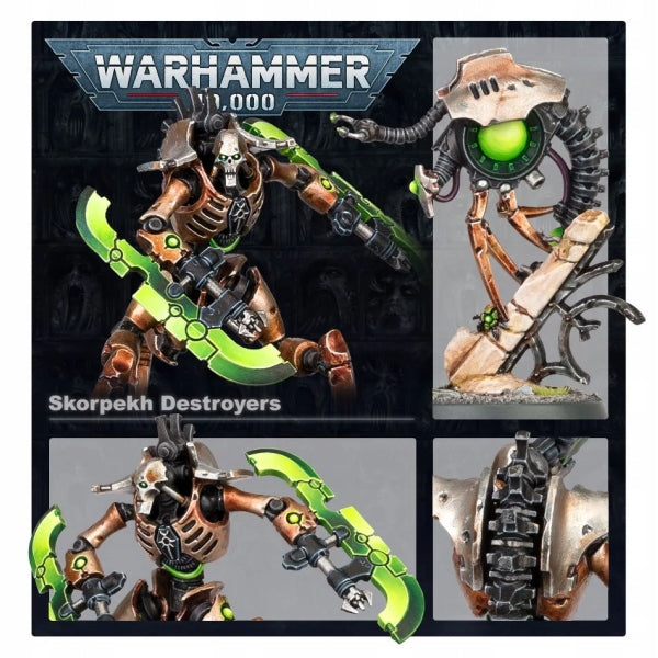 Konstruktorius Necron Skorpekh Destroyers Games Workshop, 29 d.