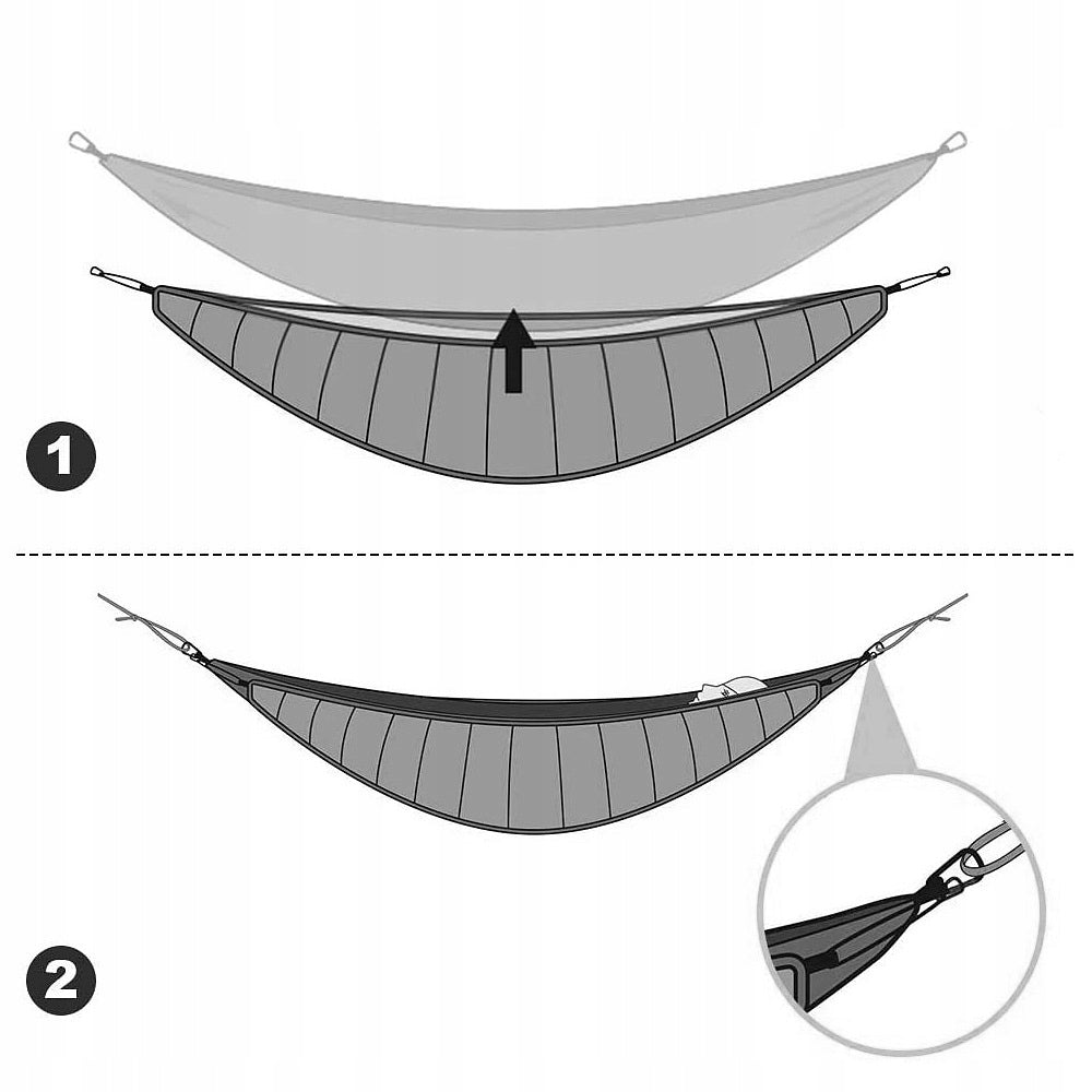 Warmer for hammock underblanket sleeping bag lining Manufacturer R70