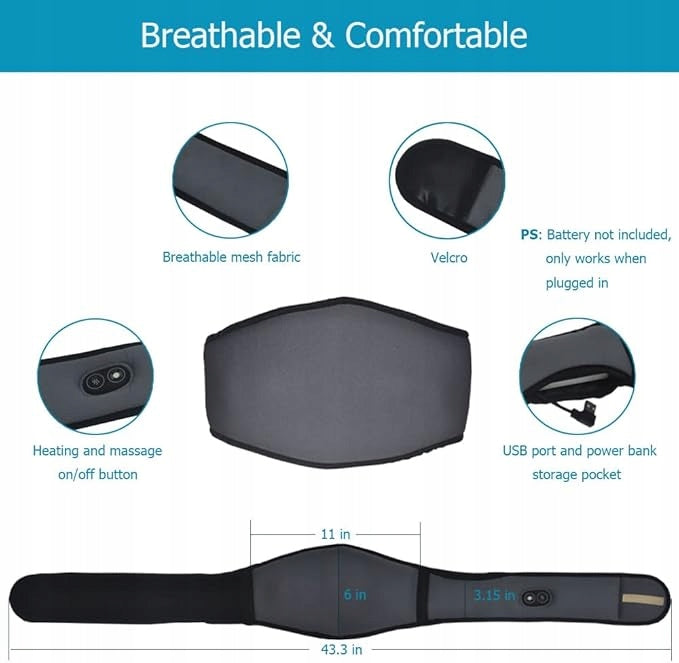 Warming Belt Waist Massage Device with Temperature Control Medical device no