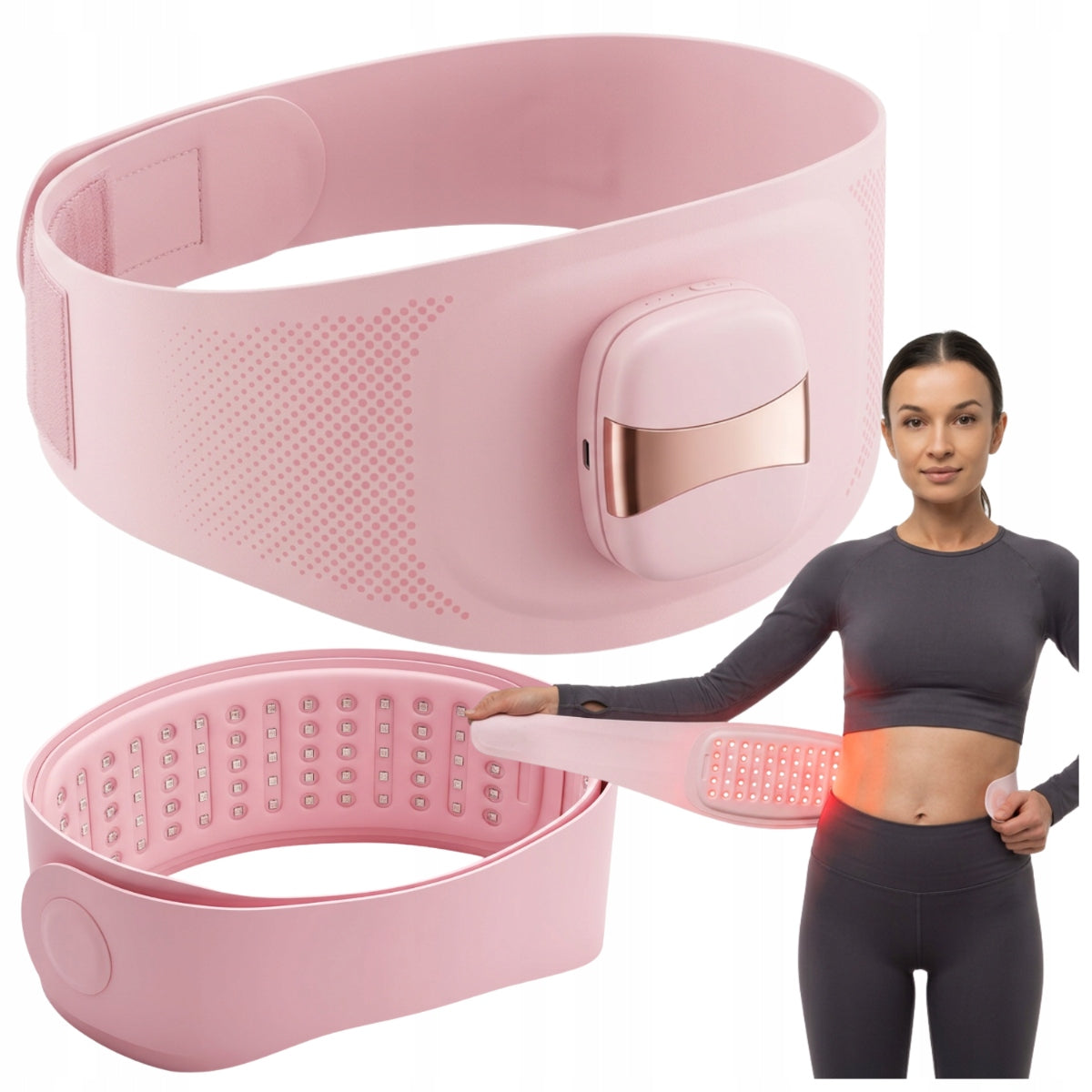 Warming belt heating LED menstrual for abdominal pain hot water bottle period Packaging status original