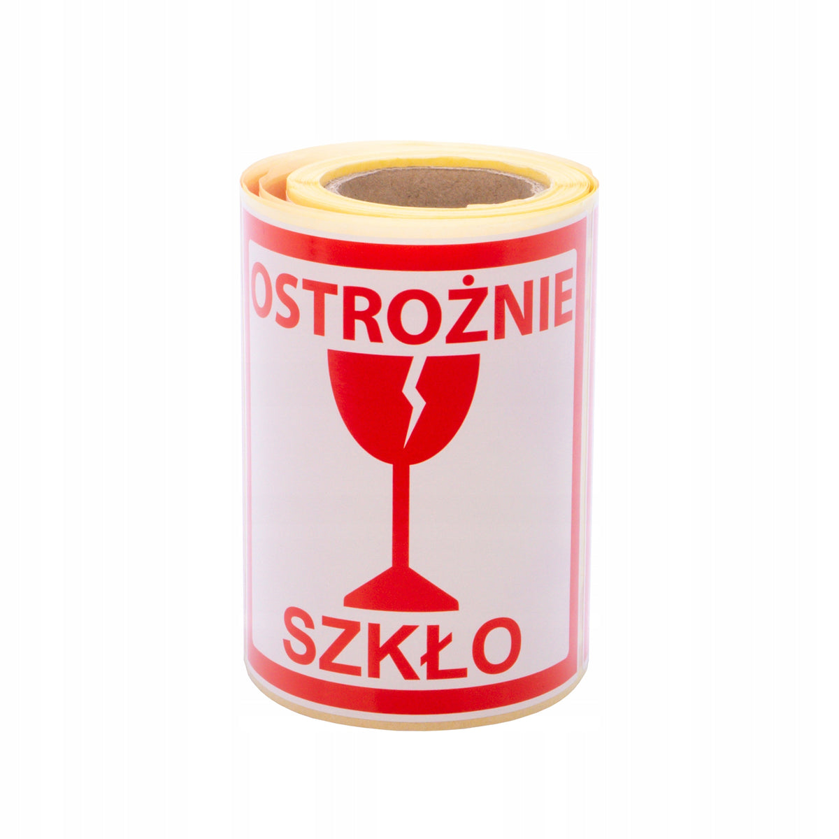 Warning Sticker Labels Carefully Glass 100 Manufacturer no brand
