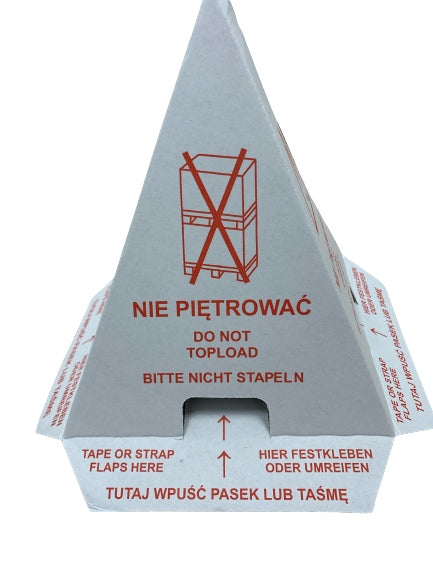 Warning cone "do not stack" on pallet 100pcs