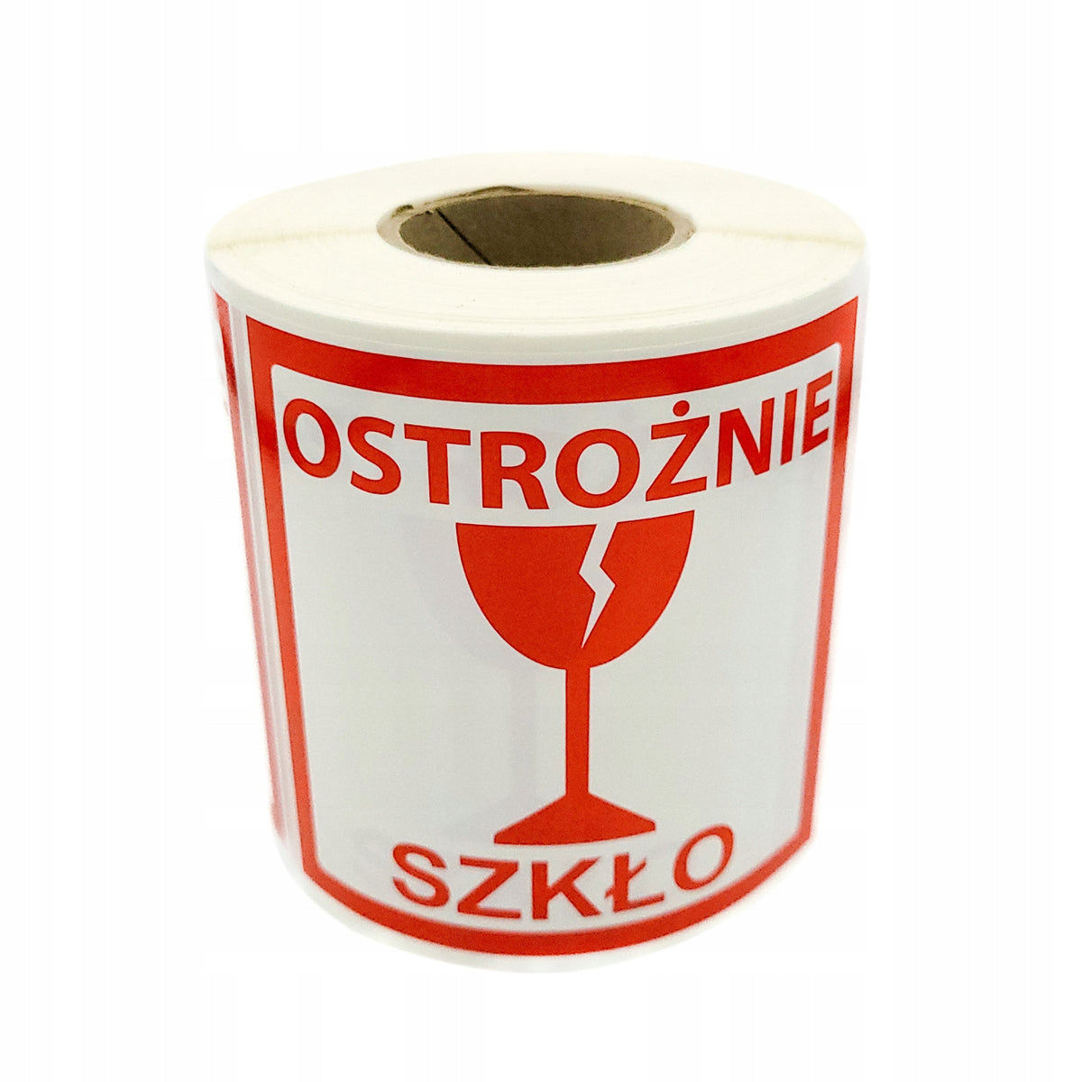 Warning labels Caution Glass 500 PCS SELF-ADHESIVE FILM