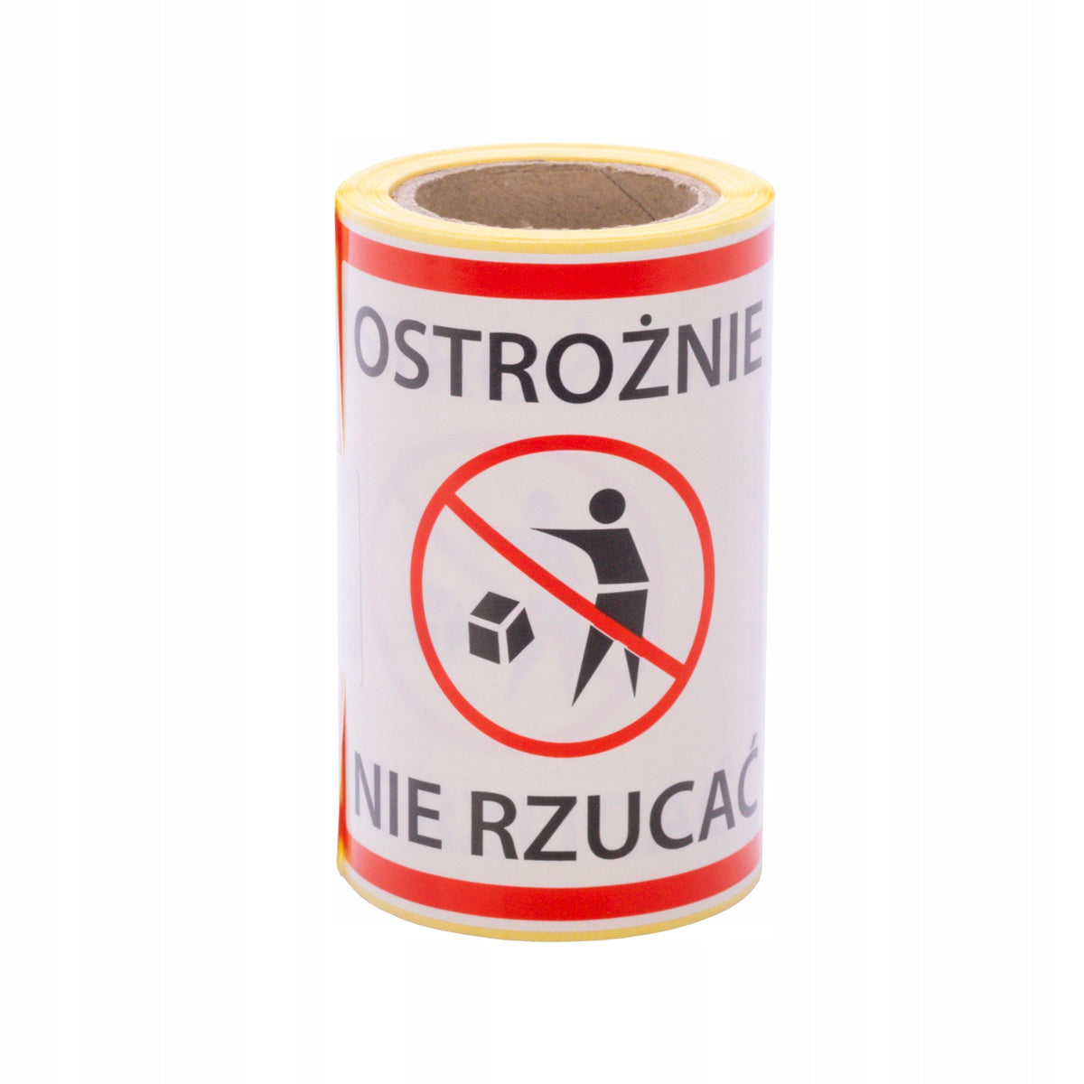 Warning labels courier Do not throw 100 pcs Label length 97 mm