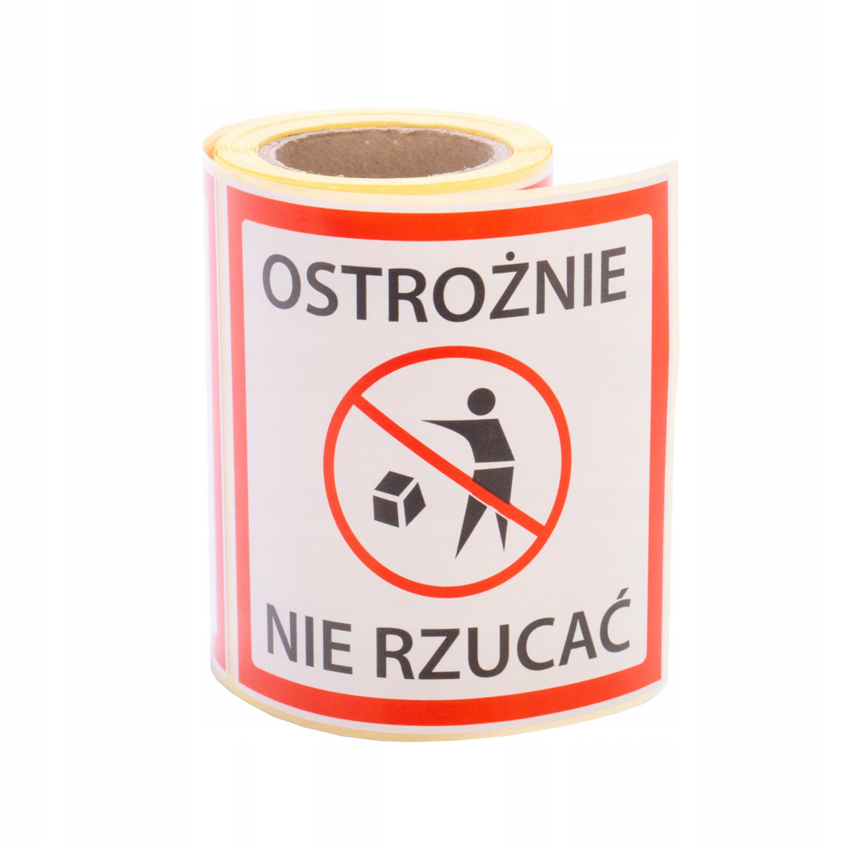 Warning labels courier Do not throw 100 pcs