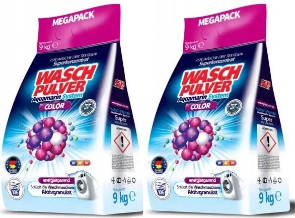 WaschPulver Color Washing Powder 18kg DE Set