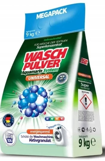 WaschPulver Universal Washing Powder 9 kg DE