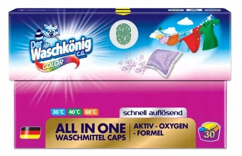 Waschkönig Washing Capsules BOX (30pcs) Color