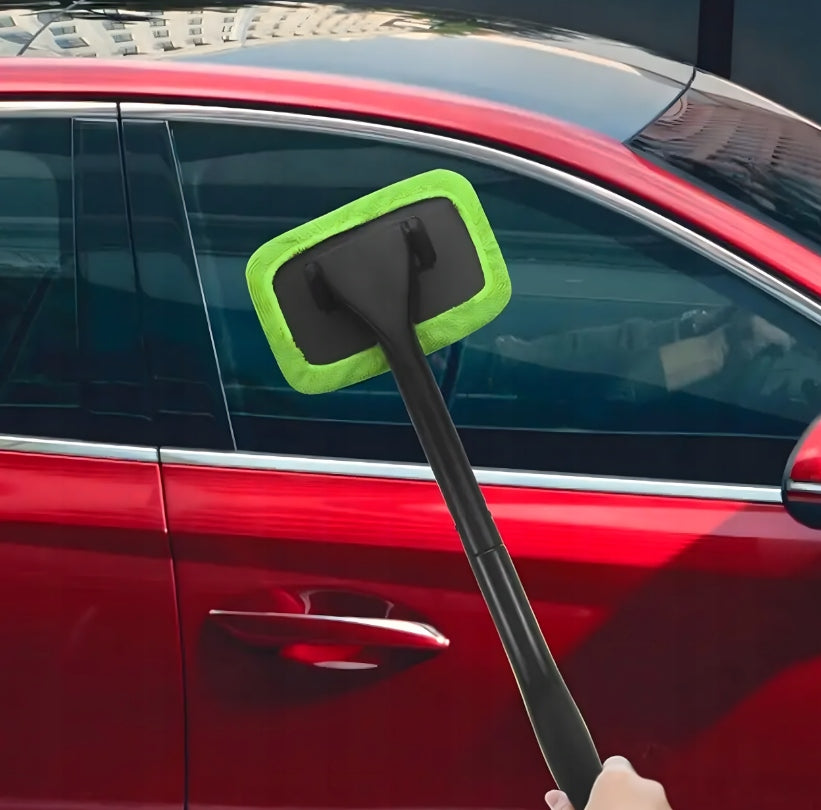 Washer Car Brush for Window Glass Mirrors with Microfiber Manufacturer's catalog number S-CL2MW