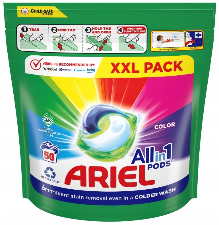 Washing Capsules Ariel Color All-in-1 Colour 50pcs