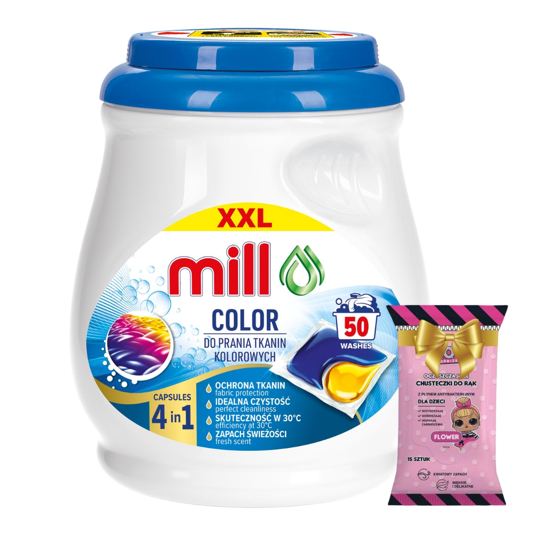 Washing Capsules EFFECTIVE EXTRA Color 2x50pcs + Freebie