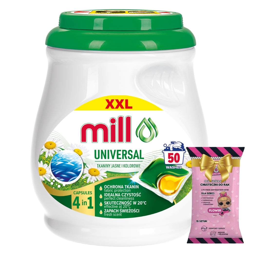 Washing Capsules Universal EFFICIENT EFFECTIVE Nice Scent 2x50 Washes