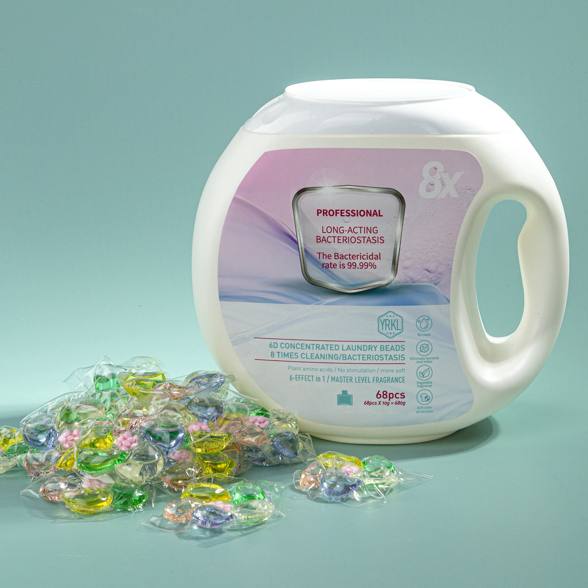 Washing Gel Capsules 68 pcs. universal 680 g