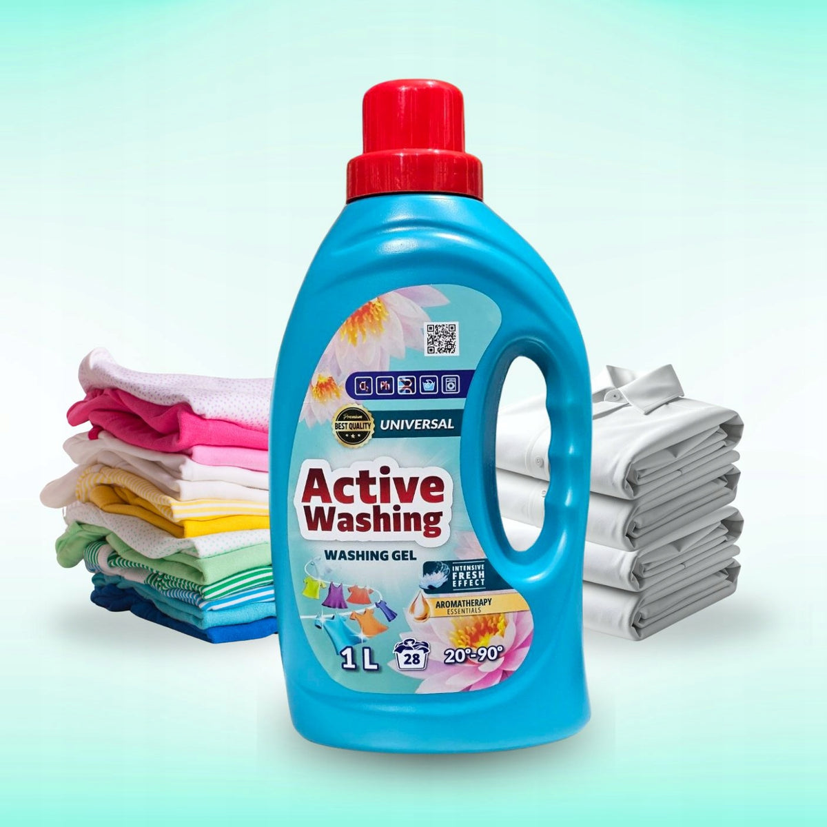 Washing Liquid ACTIVE WASHING Universal 1L Polish Product