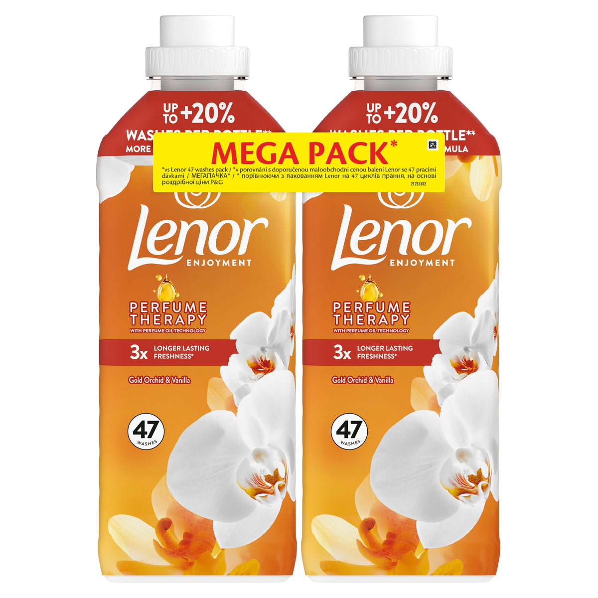 Washing Liquid Fabric Universal Lenor Orchid&Vanilla 2x47 Washes
