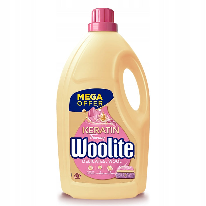 Washing Liquid WOOLITE Keratin Therapy Delicate Fabric Wool 75 Washes 4,5L