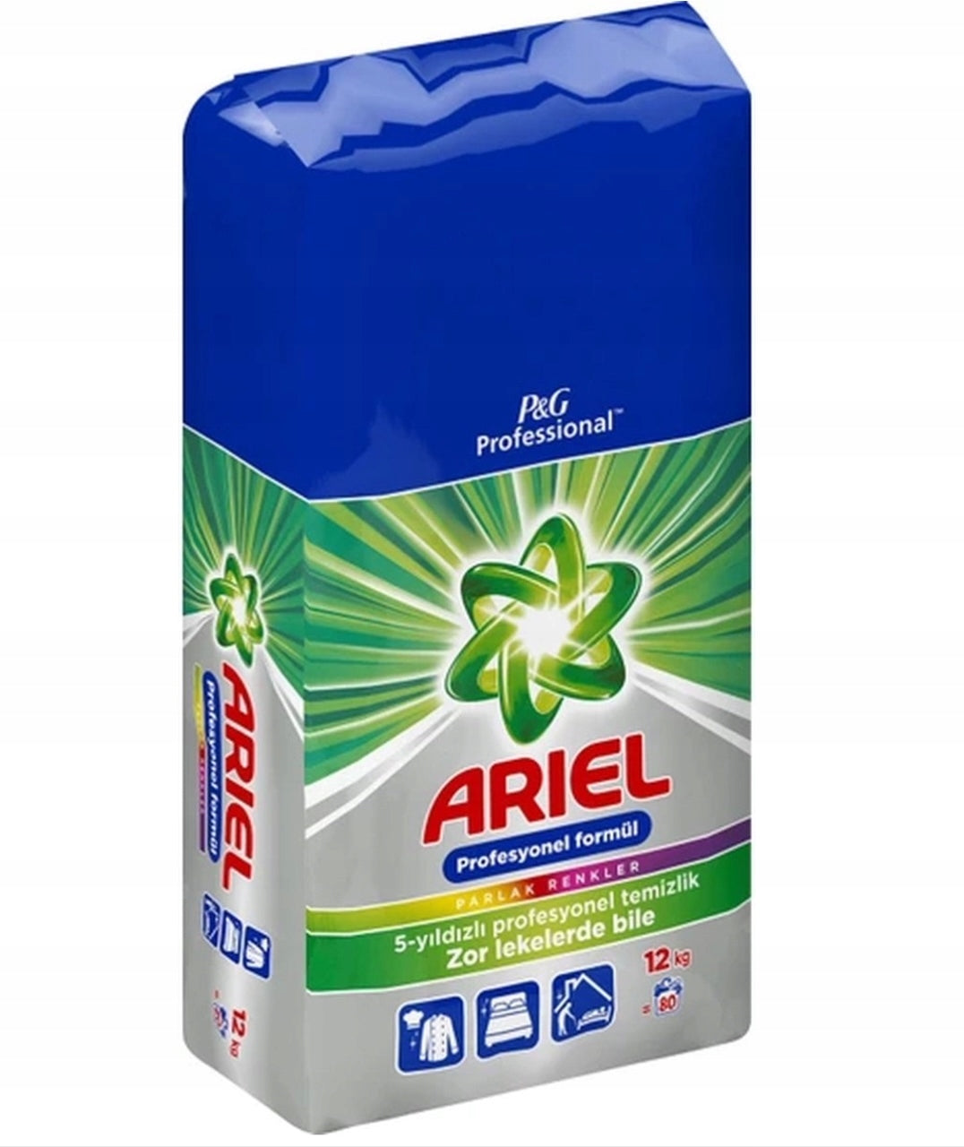 Washing Powder Ariel Professional - Professional Formula 12 kg - Colour Brand Ariel