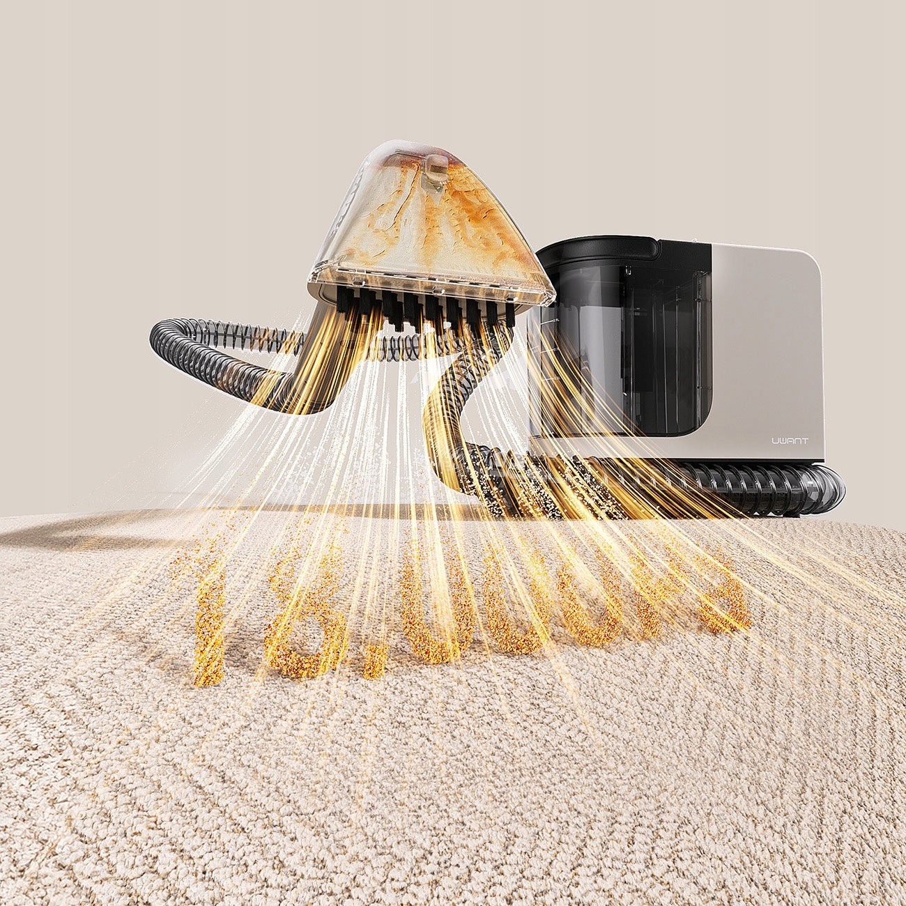 Washing Vacuum Cleaner UWANT Y200S Grey Model Y200 Steam