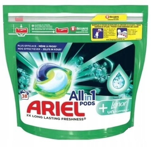 Washing capsules Ariel universal 38pcs Manufacturer code 8700216538633