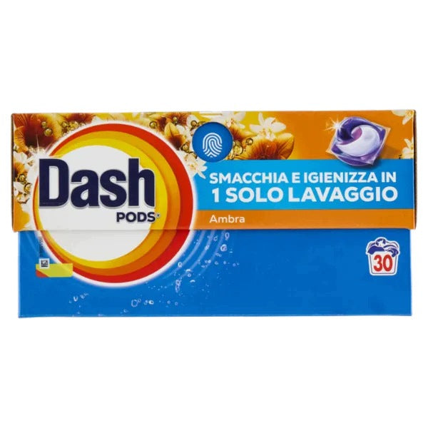 Washing capsules Dash Pods Ambra 30 pcs.