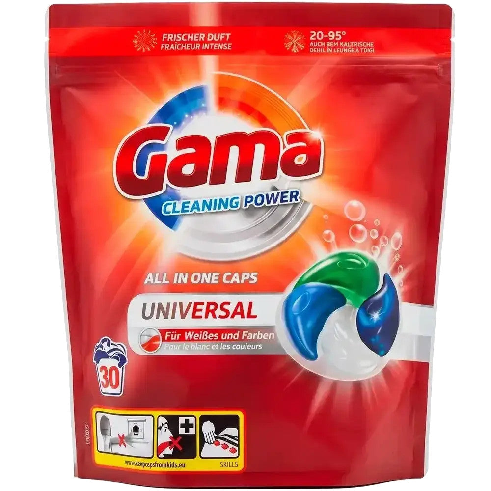 Washing capsules GAMA Universal 4in1 All in One universal 30pcs
