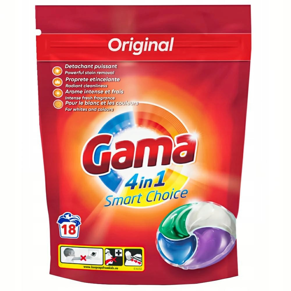Washing capsules Gama 18 pcs.