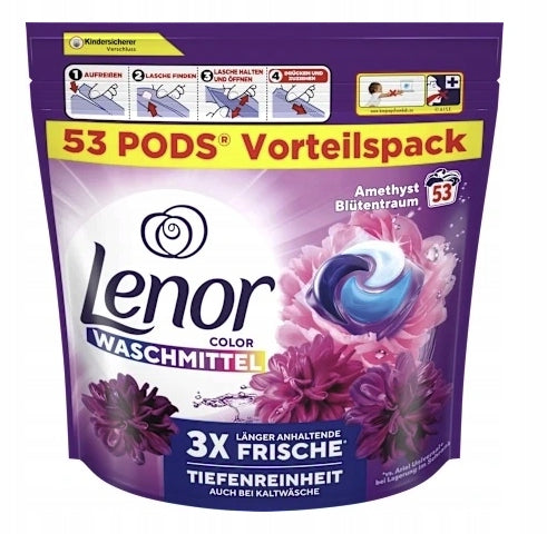 Washing capsules Lenor Color Amethyst 3in1 52 pieces