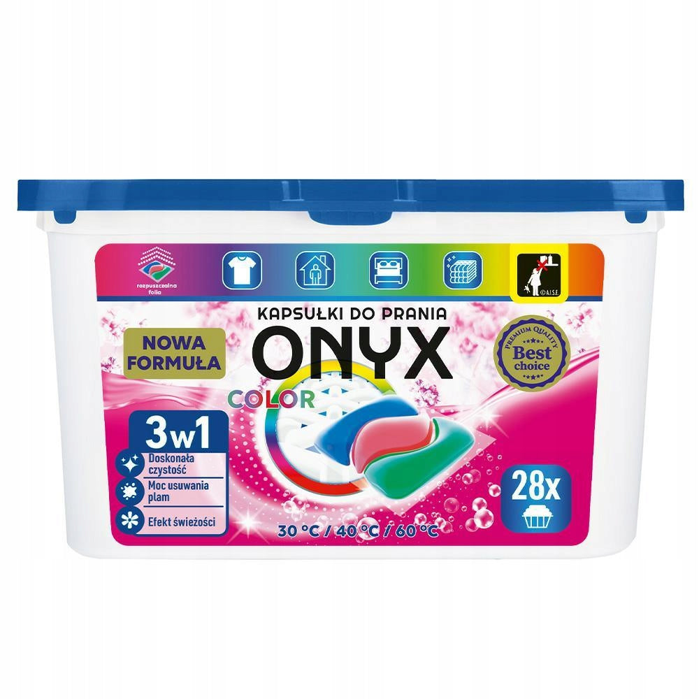 Washing capsules Onyx Color 28 pieces
