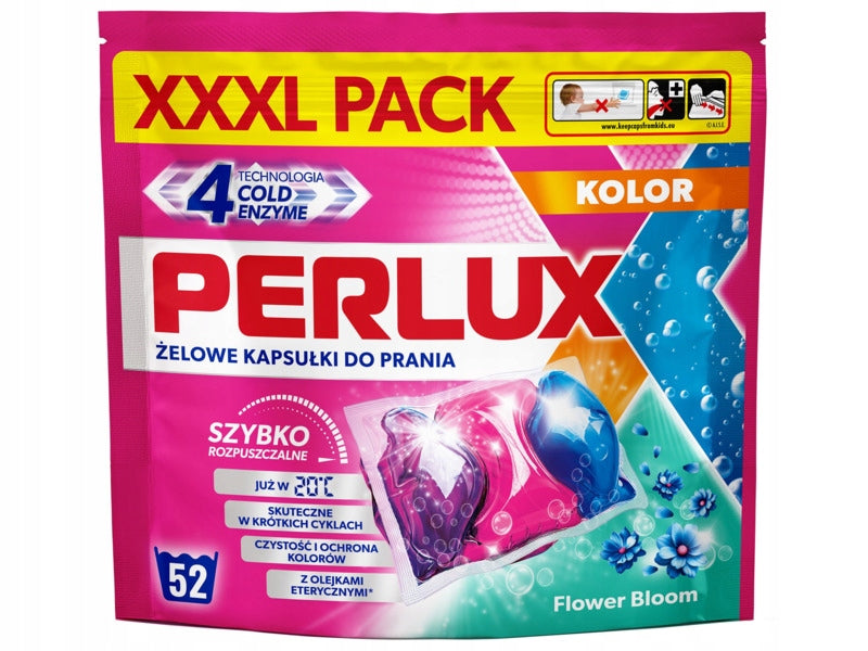 Washing capsules PERLUX Flower Bloom 52 pcs. for coloured fabrics