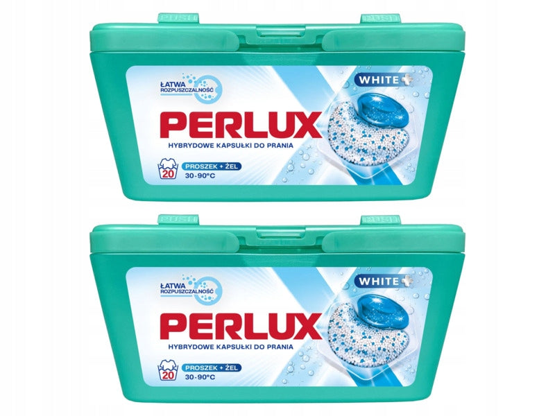 Washing capsules PERLUX White Plus - 40 pcs.