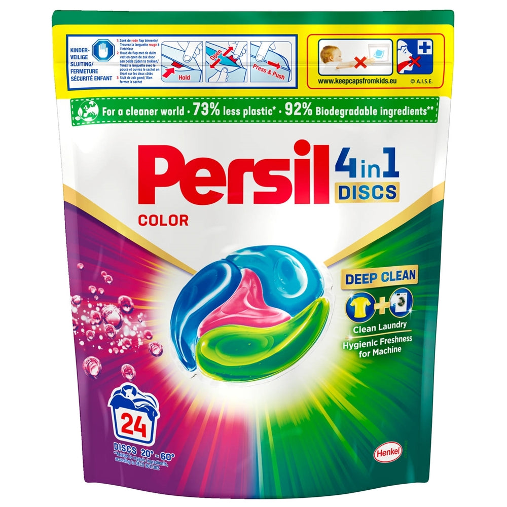 Washing capsules PERSIL DISCS 4in1 COLOR 24 pieces