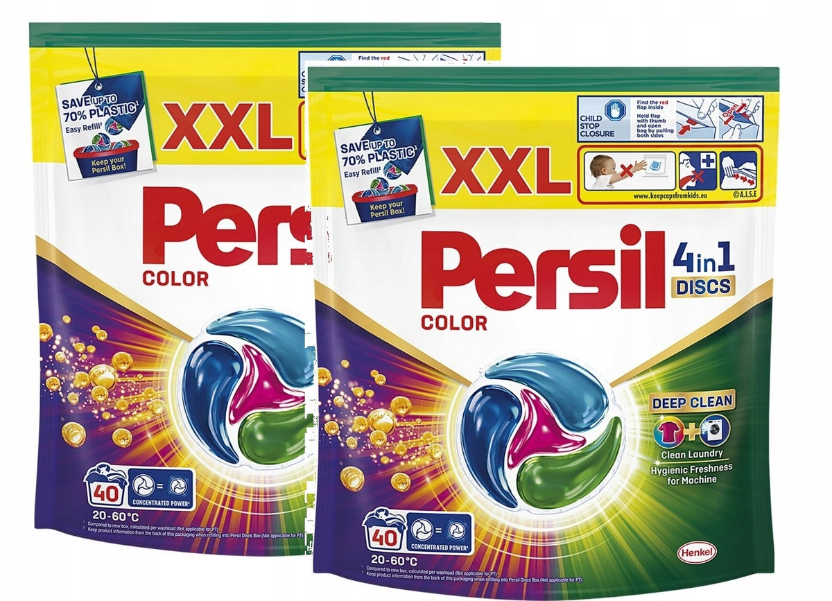 Washing capsules PERSIL Deep Clean Discs Color 4in1 color 40pcs