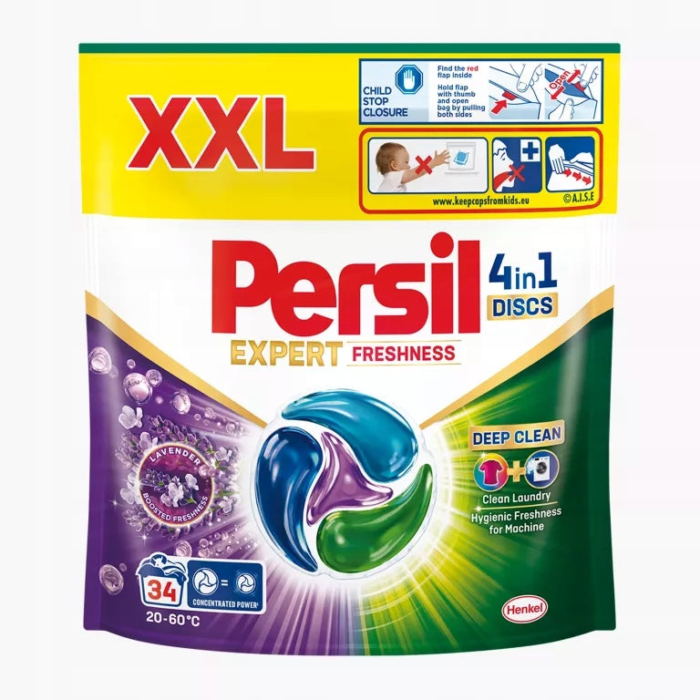 Washing capsules PERSIL Disc 4in1 Lavender 34 pcs