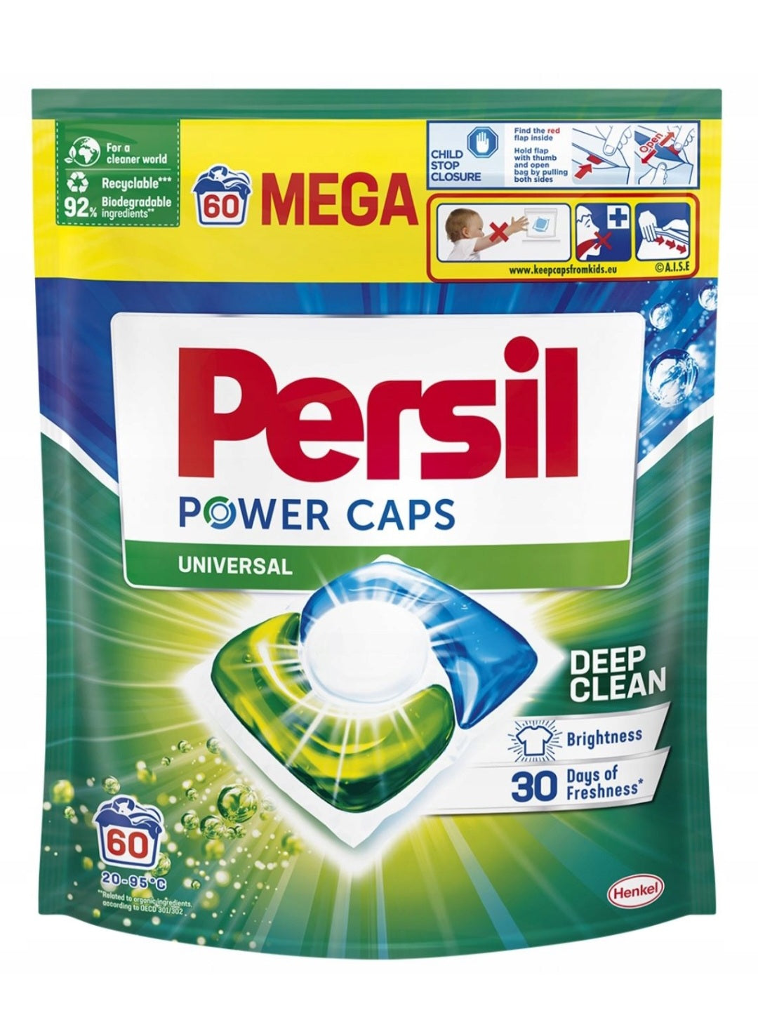 Washing capsules Persil 60 Power Caps Universal MEGA