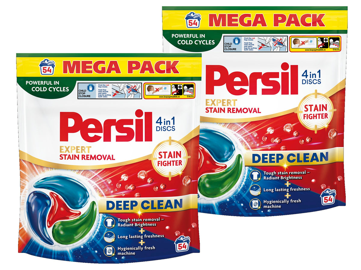 Washing capsules Persil Discs Deep Clean 4in1 Stain Removal 2x54pr