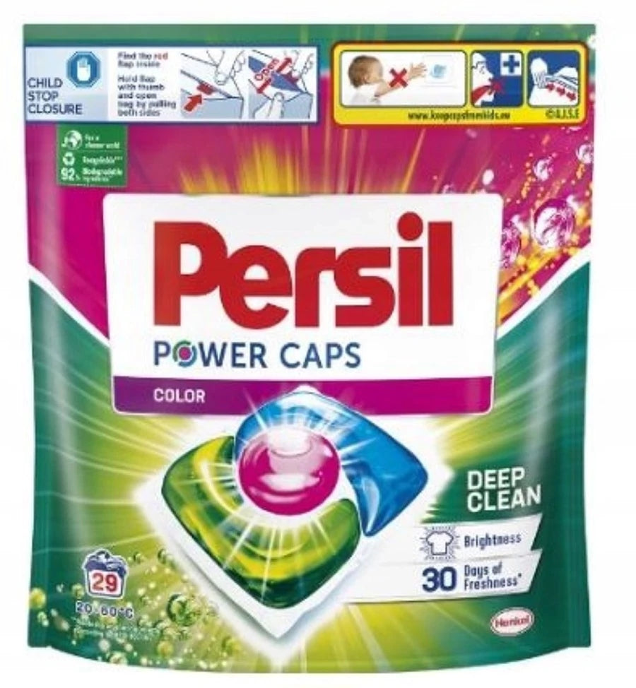 Washing capsules Persil Power Color color 58 pieces Manufacturer code 2949881