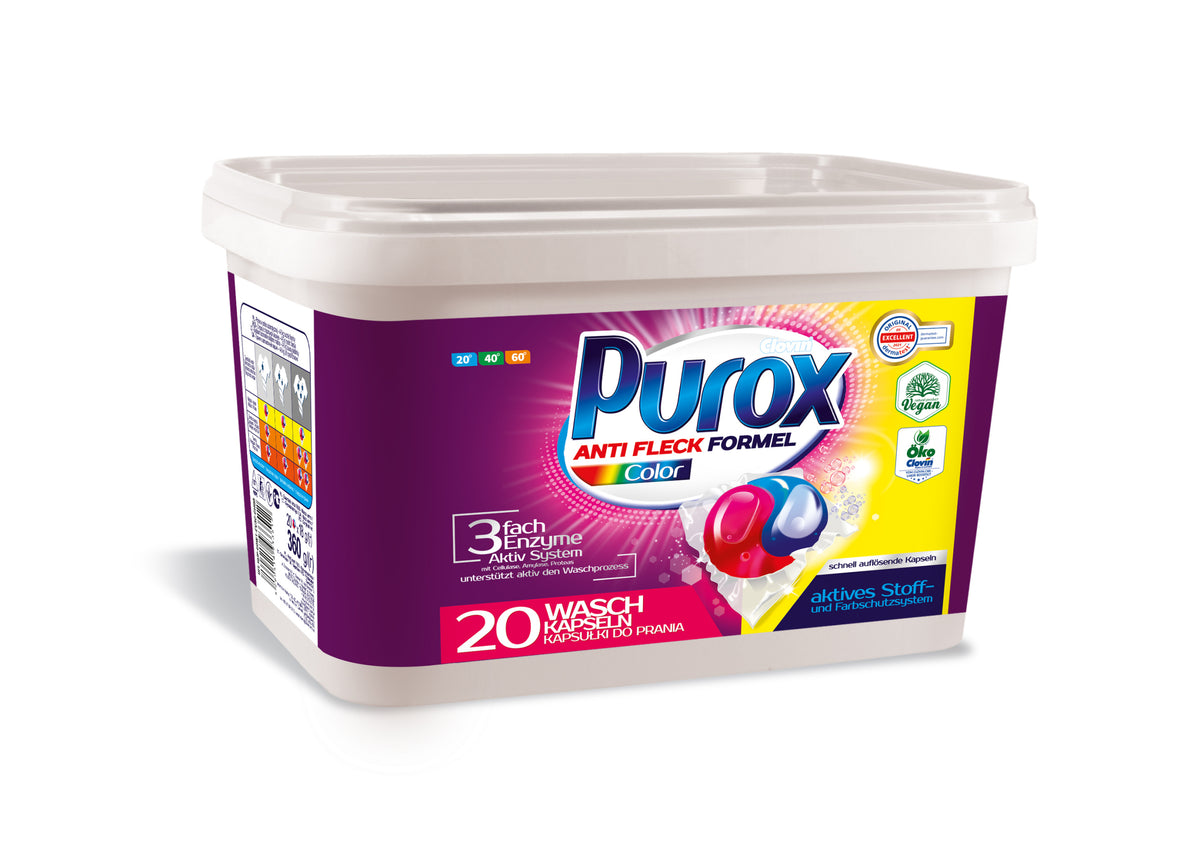 Washing capsules Purox Color 20 pieces