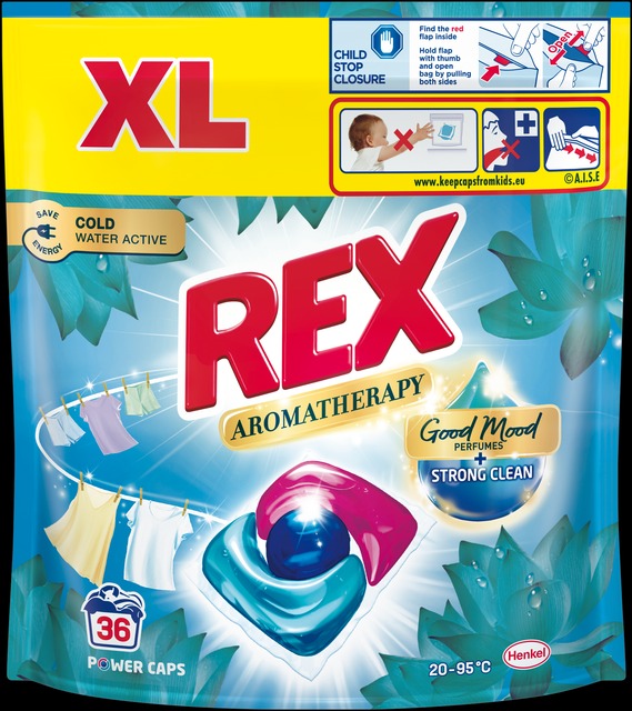 Washing capsules Rex Aromatherapy Lotus Universal 36 washes, 432 g