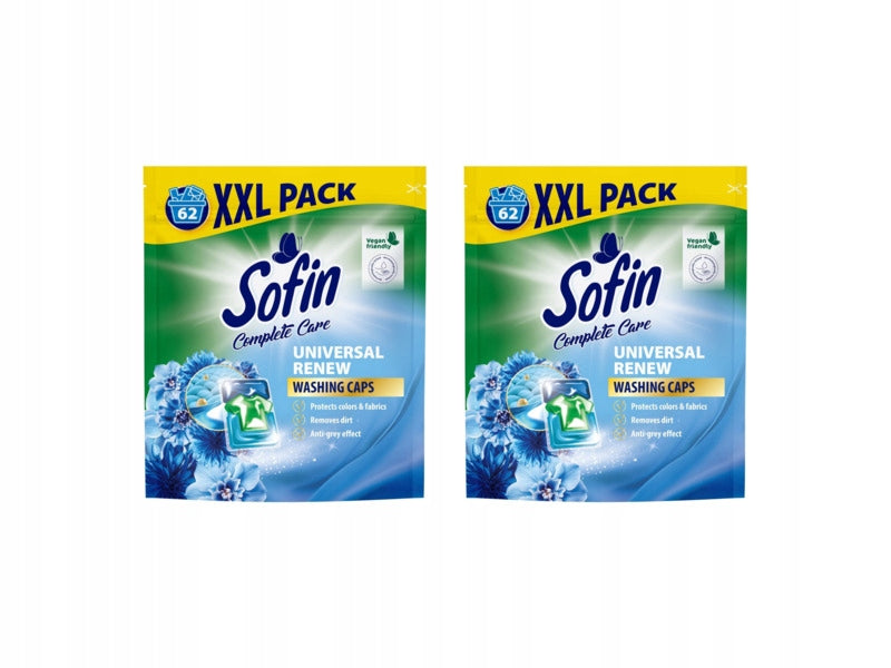 Washing capsules SOFIN Complete Care & Universal Renew 124 pcs.