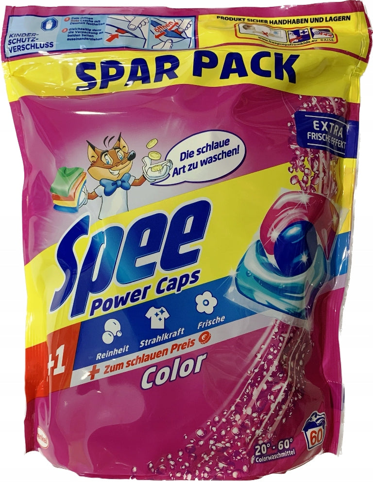 Washing capsules SPEE POWER CAPS for stains up to 60 pcs. from Germany