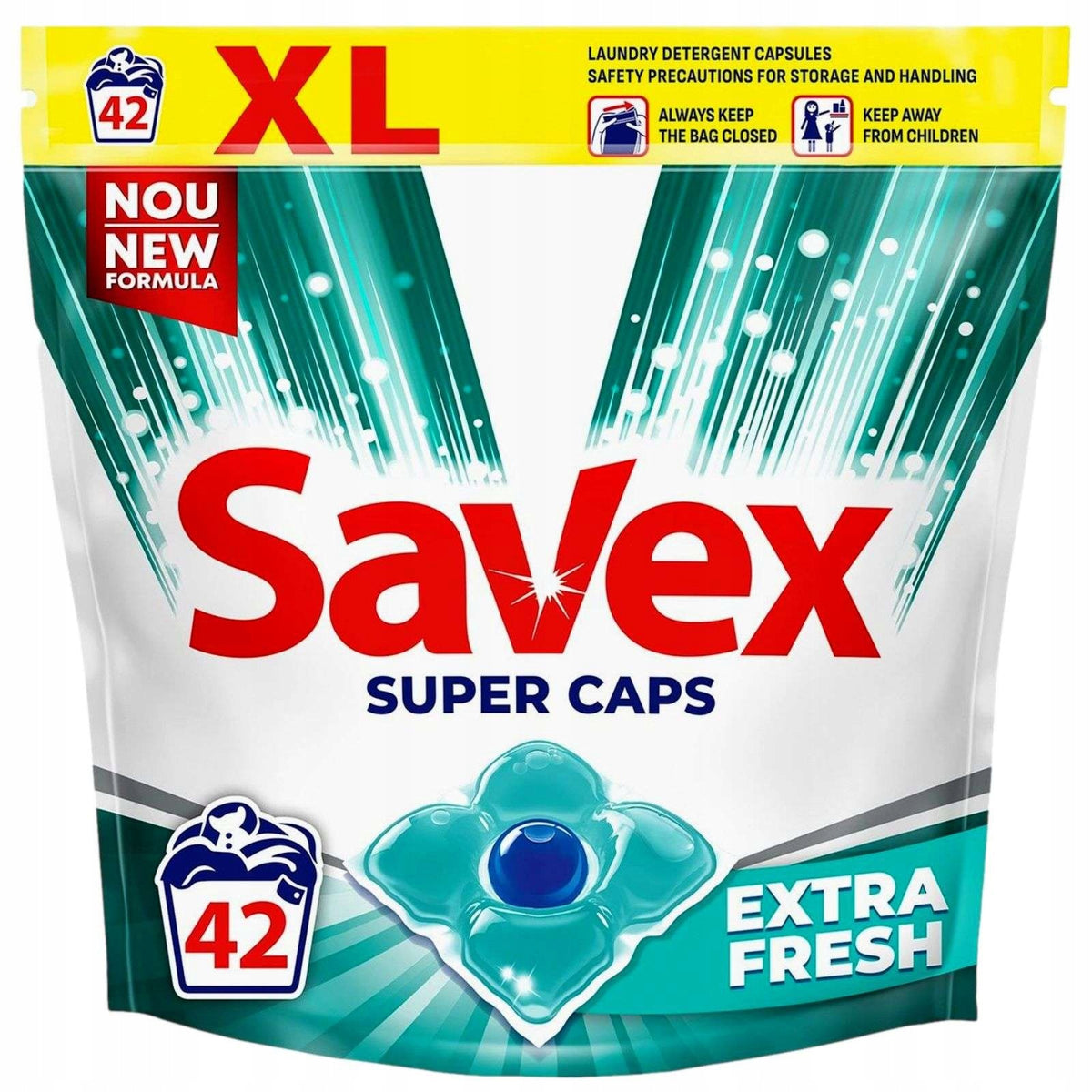 Washing capsules Savex 42 pcs extra fresh