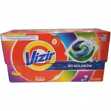 Washing capsules Vizir 33 pcs. colour