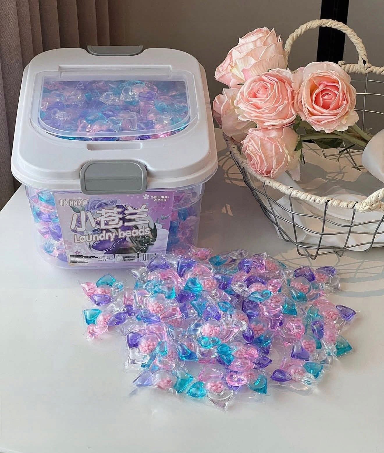 Washing capsules freesia effective for jeans 300 pcs. Brand no brand