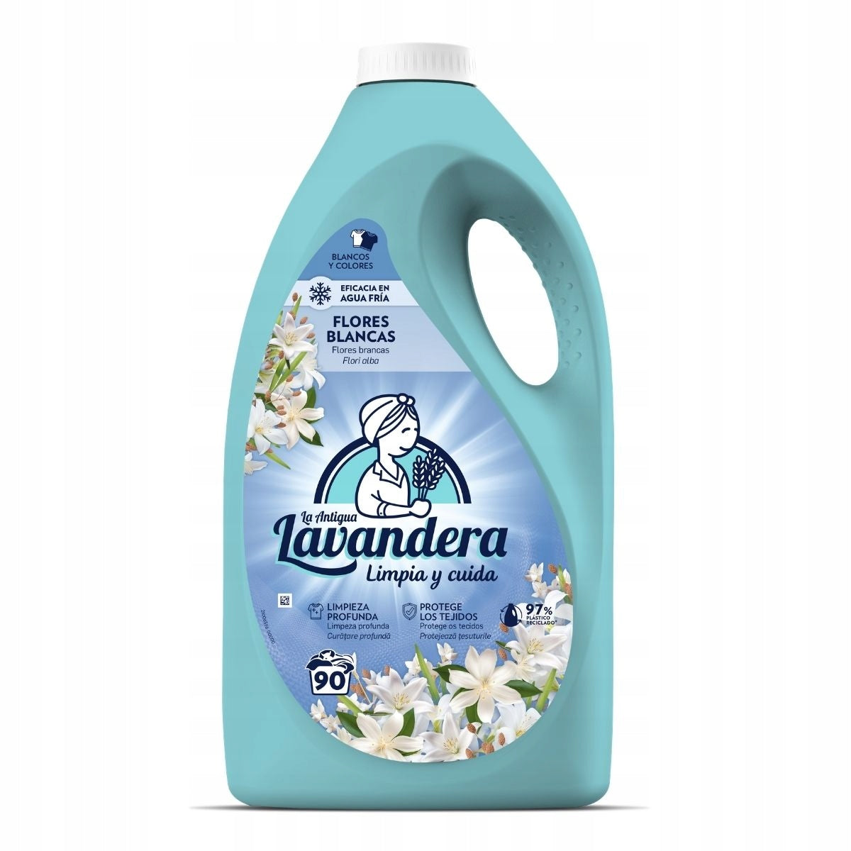 Washing gel LAVANDERA Flores Blancas 4,5L