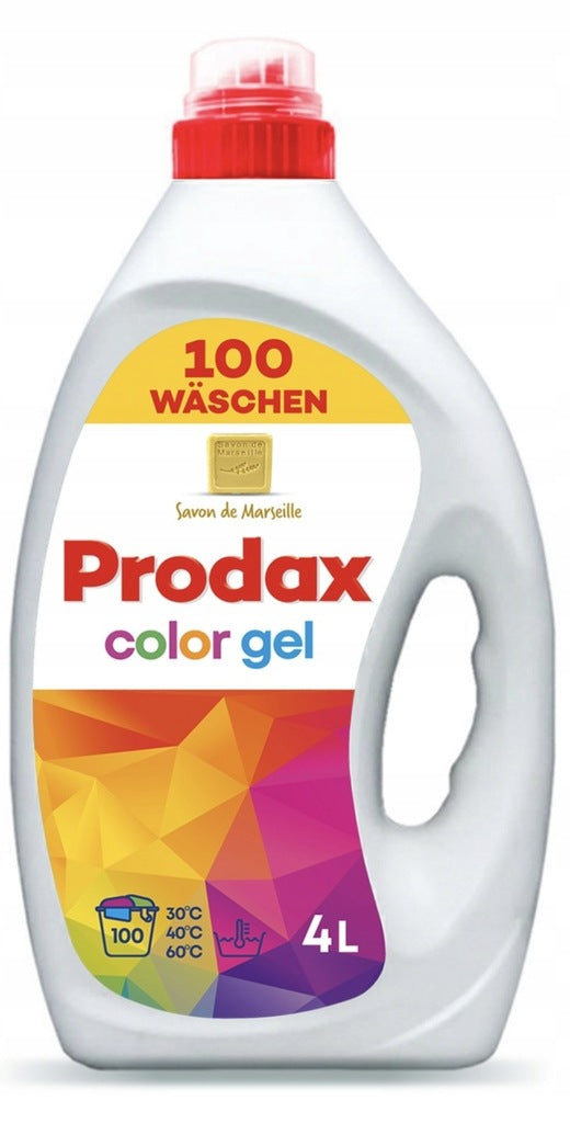 Washing gel PRODAX Color 4 liters Manufacturer code 4260145997801
