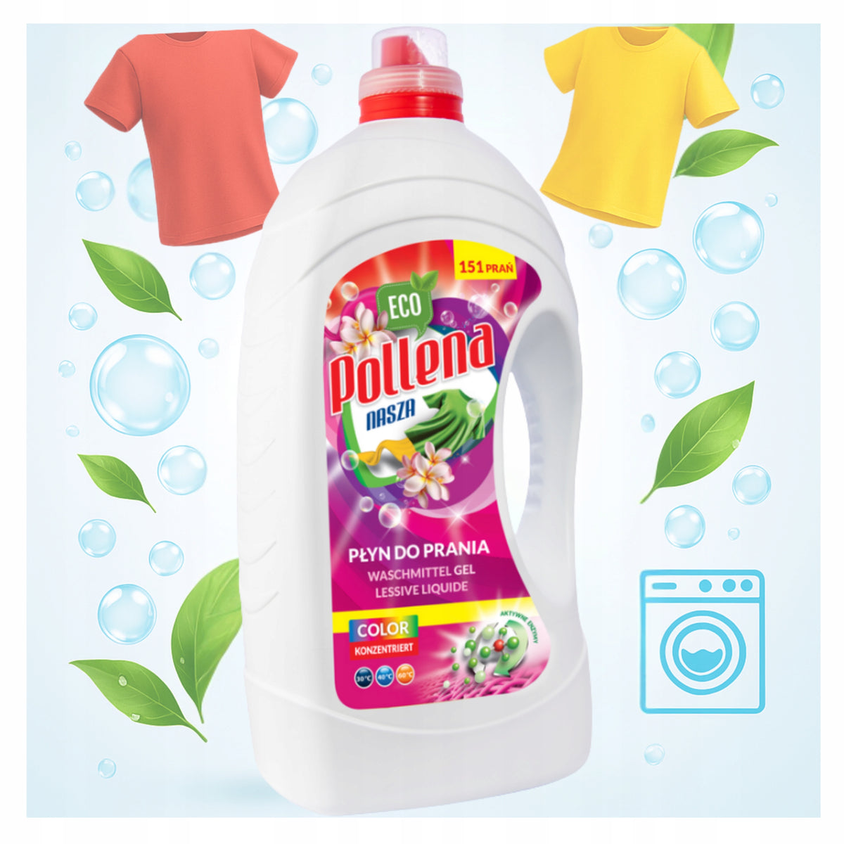 Washing gel Pollena Our COLOR, 5,3L Manufacturer code POLLENA